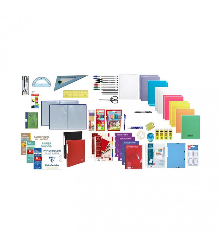 Kit de fournitures scolaires pour collégien·ne de 6ème