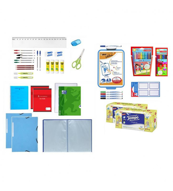 Kit de fournitures scolaires pour un·e élève de CP
