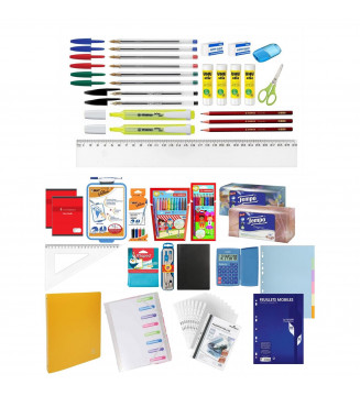 Kit de fournitures scolaires pour un·e élève de CM1/CM2